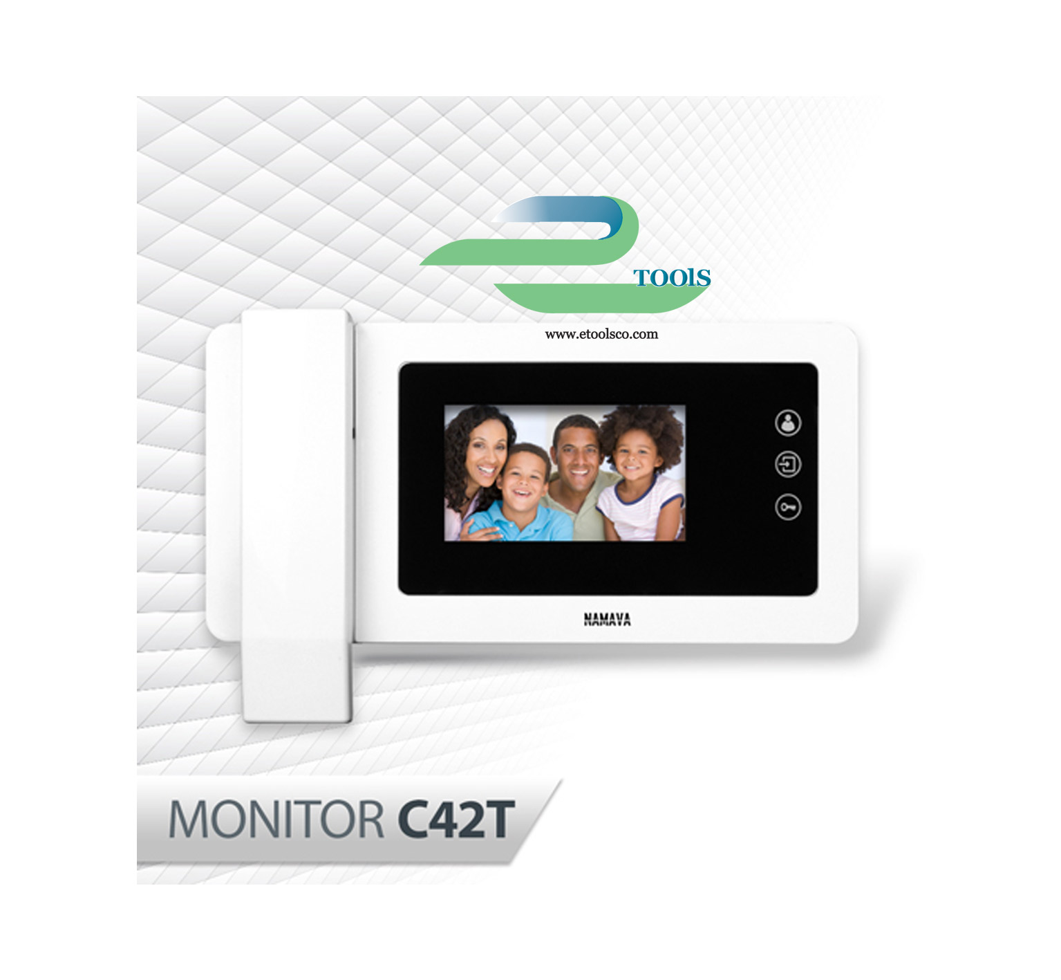 مانیتور آیفون تصویری نماوا C42T